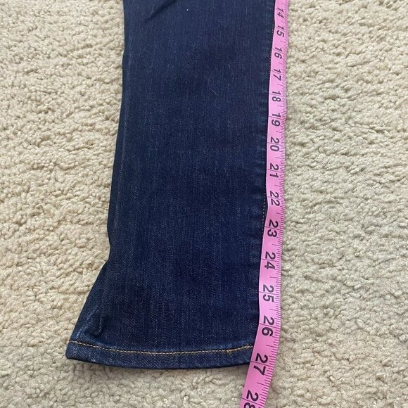 Gap Womens True Skinny Ankle Jeans Size 28 Dark Wash Denim Mid Rise Waist - Picture 9 of 9